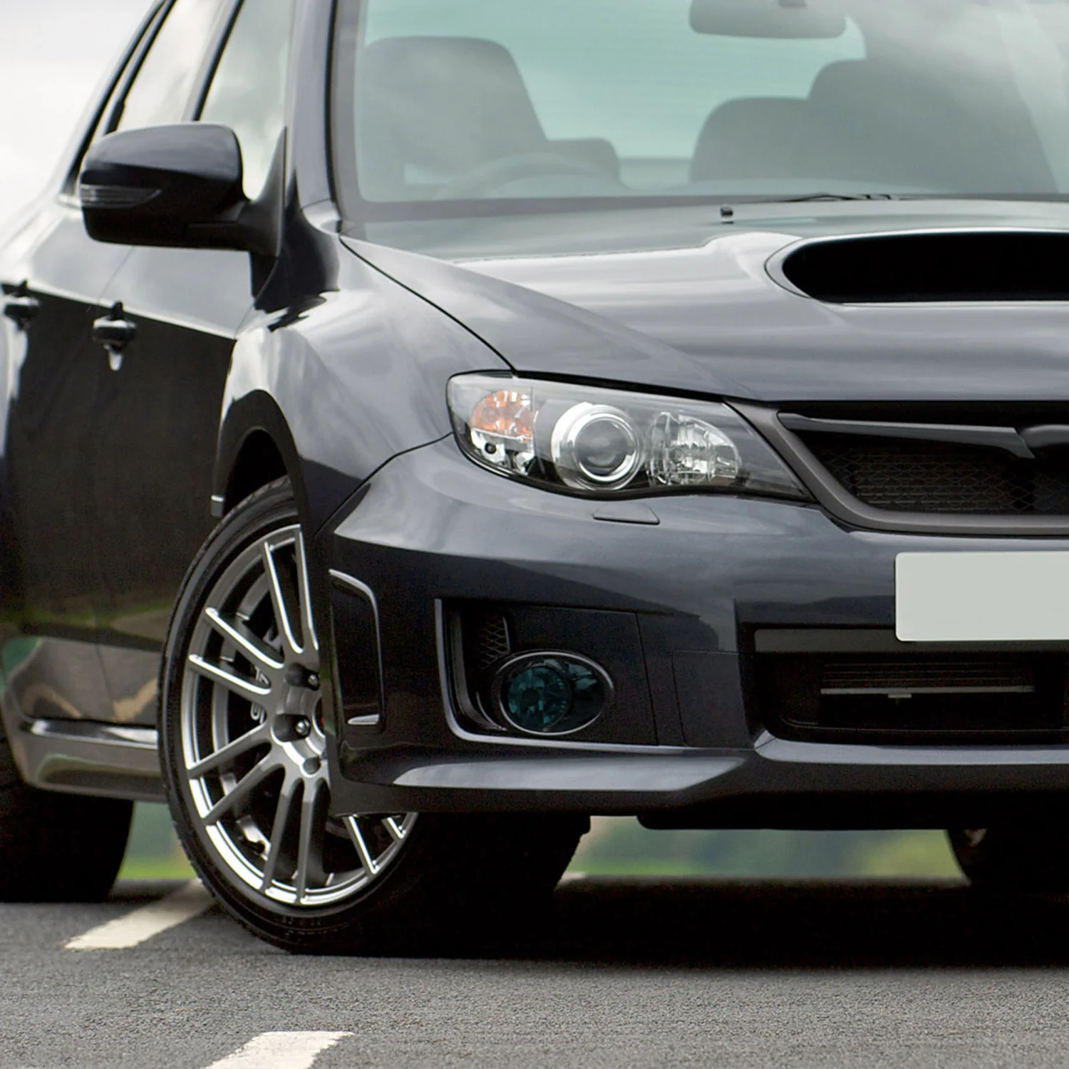 2008-2011 Subaru Impreza WRX 9006 HB4 Fog Lights Kit & Switch Chrome/Smoke - Image 10