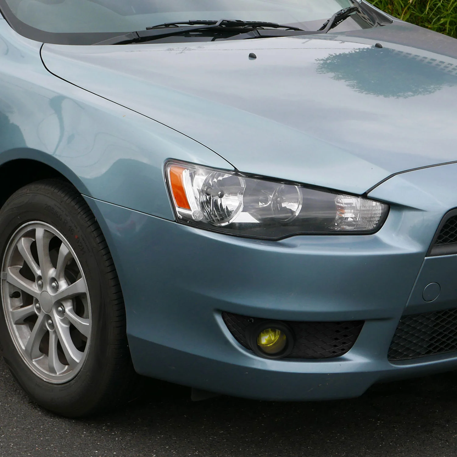 2008-2012 Mitsubishi Lancer H11 Fog Lights Kit Chrome Housing/Yellow Lens - Image 9