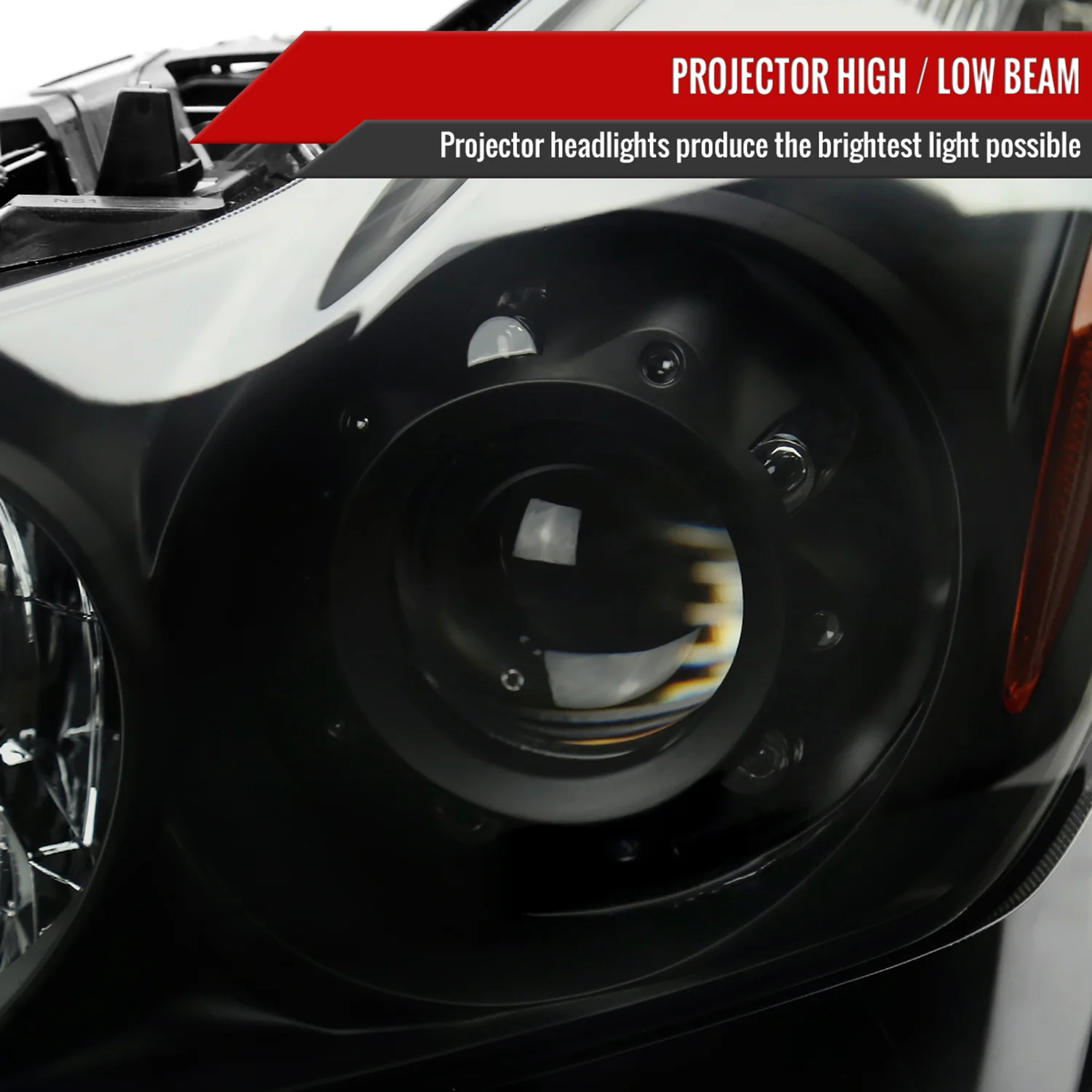 2008-2013 Infiniti G37/2014-2015 Q60 Factory Style Headlights Matte Black Smoke - Image 3