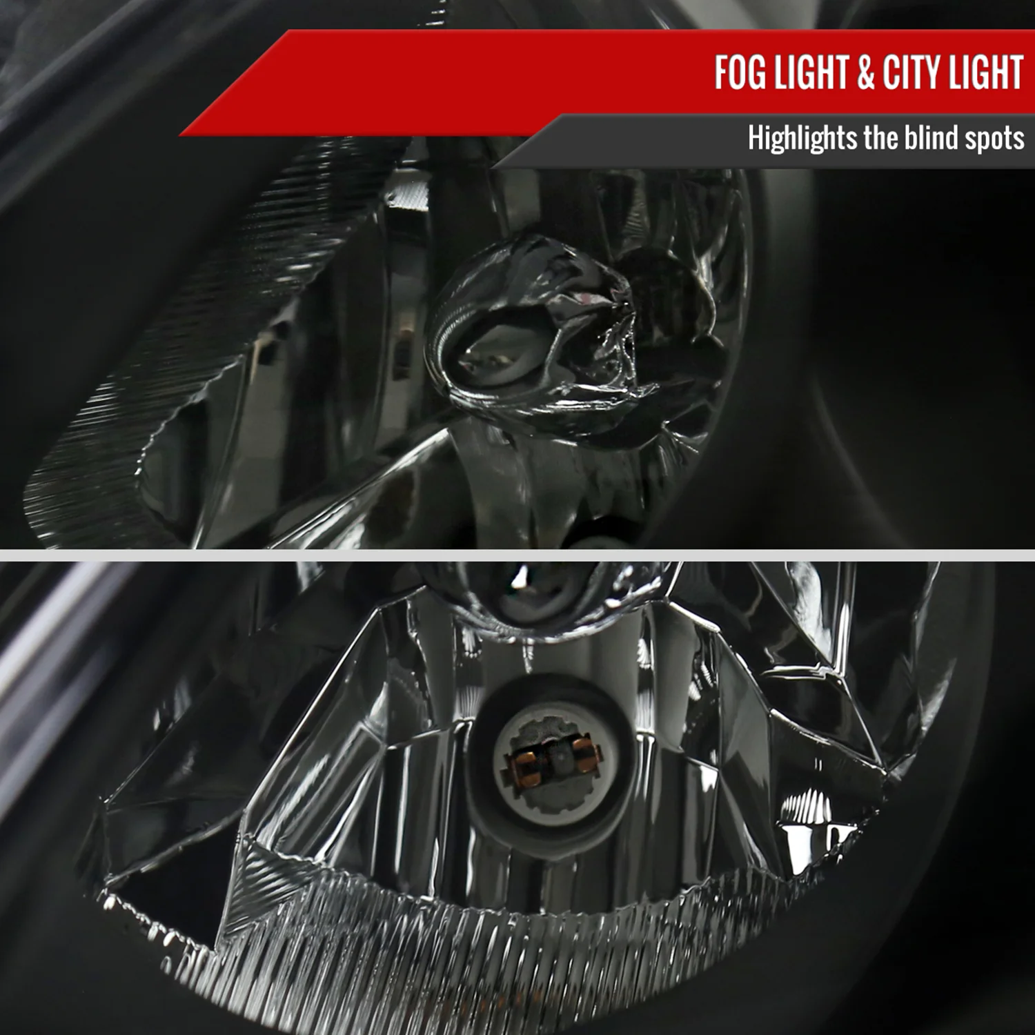 2008-2013 Infiniti G37/2014-2015 Q60 Factory Style Headlights Matte Black Smoke - Image 4