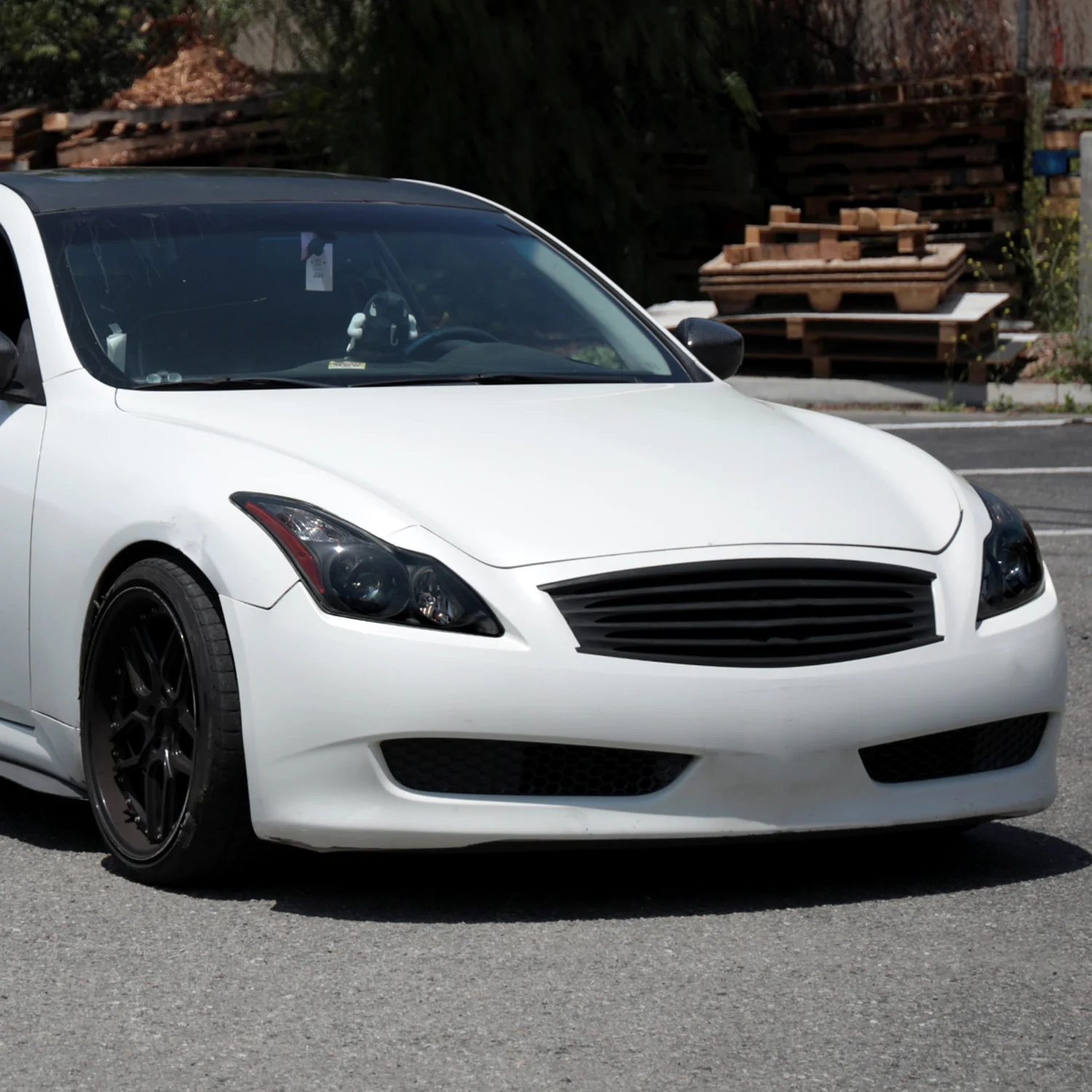 2008-2013 Infiniti G37/2014-2015 Q60 Factory Style Headlights Matte Black Smoke - Image 9