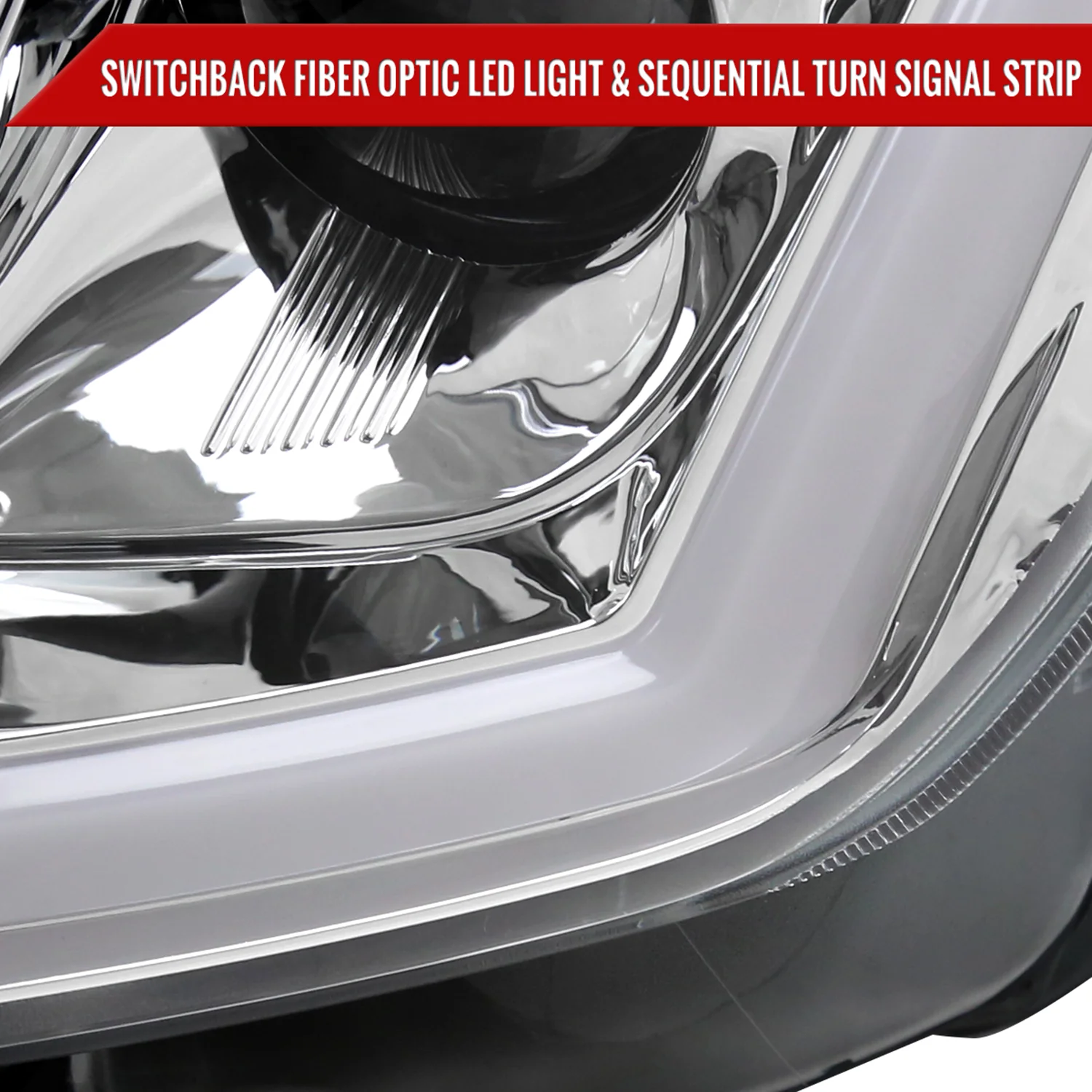 2008-2013 Infiniti G37/ 2014-2015 Q60 LED Signal Headlights Chrome Glossy Black - Image 6
