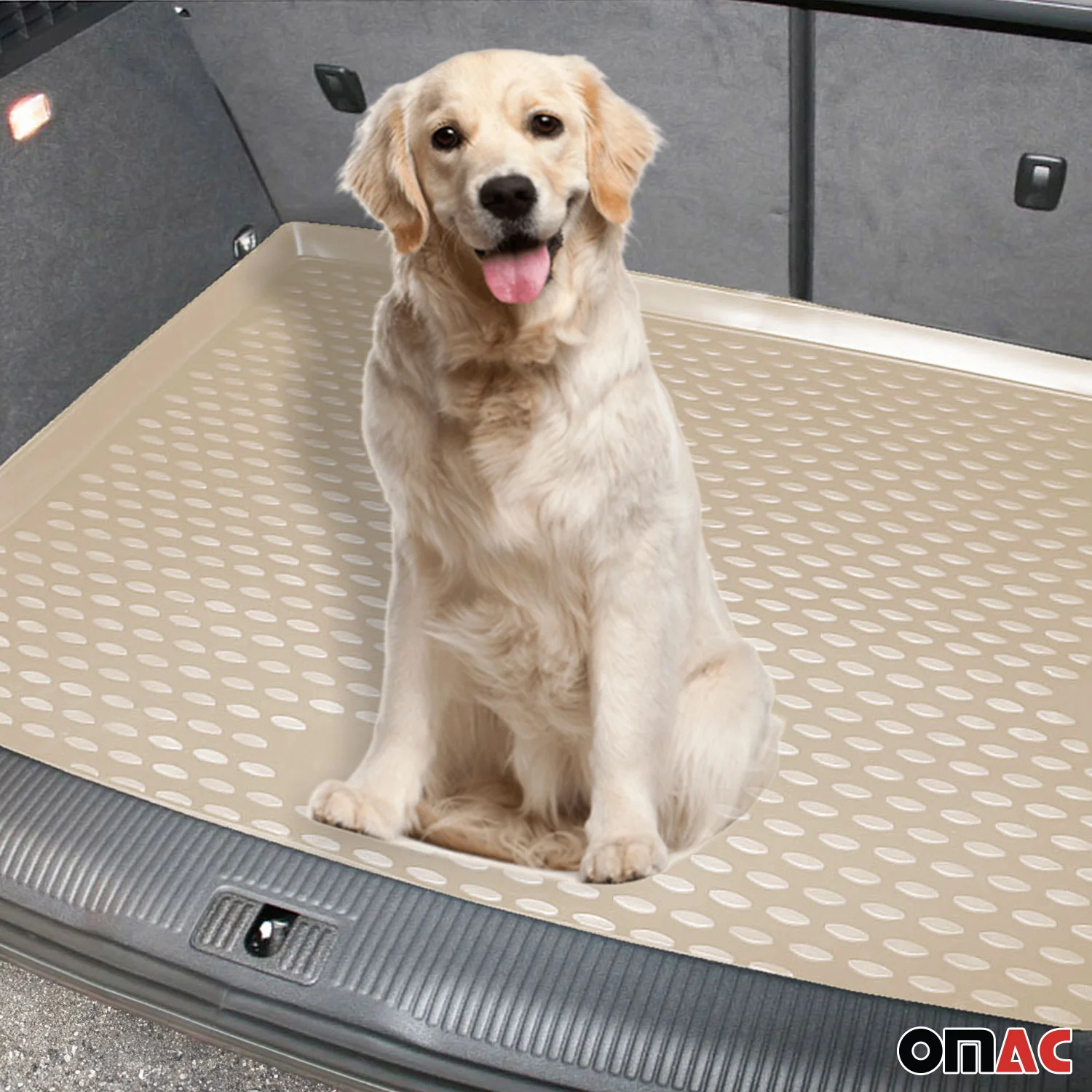 2008-2016 Chrysler Town & Country Cargo Liner Trunk Mat All Weather Beige - Image 9