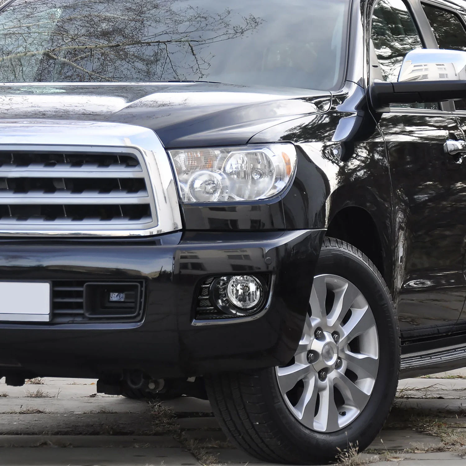2008-2017 Toyota Sequoia H10 Fog Lights w/Switch & Wiring Harness Chrome/Clear - Image 10