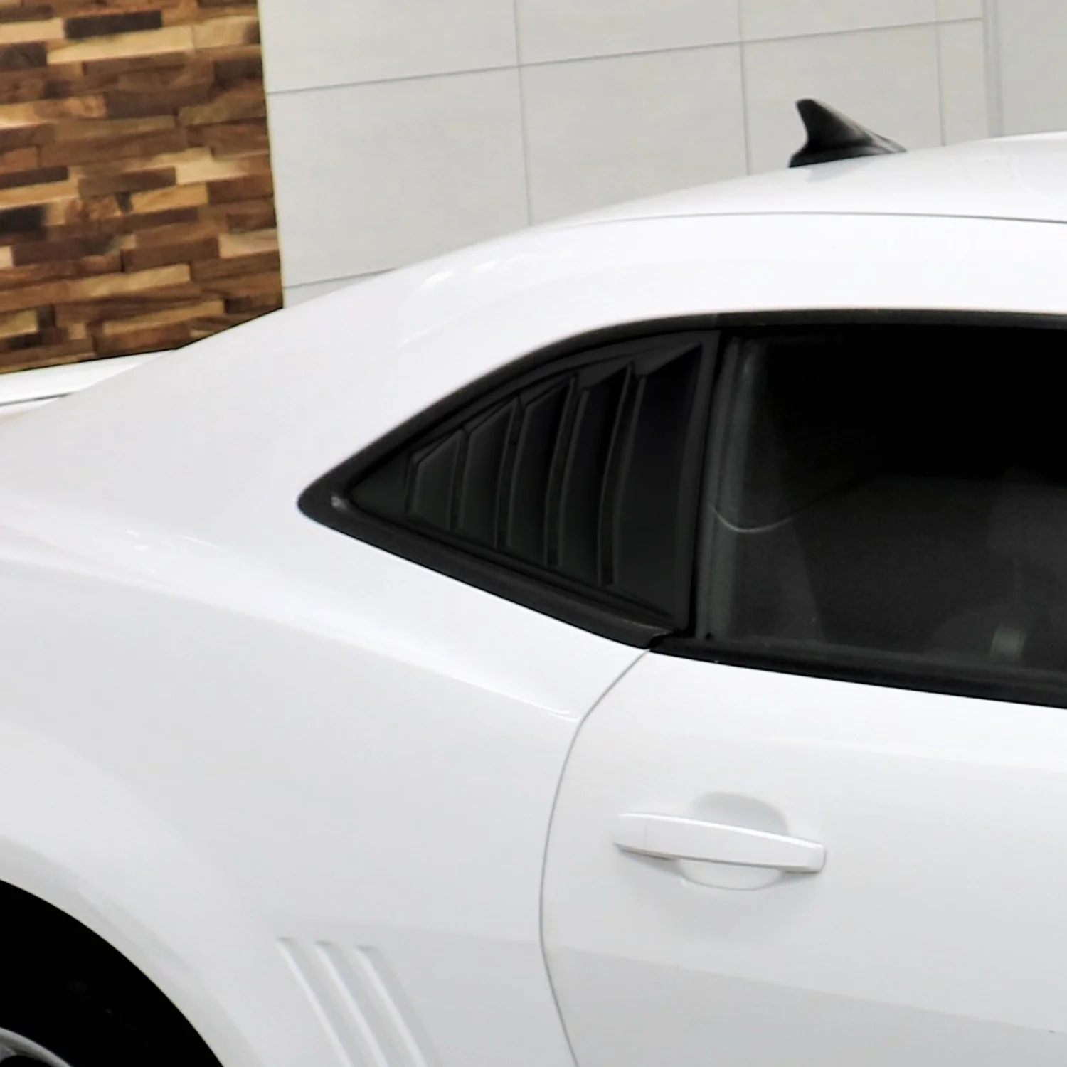 2008-2020 Dodge Challenger Matte Black Side Window Louvers Vent - Image 10
