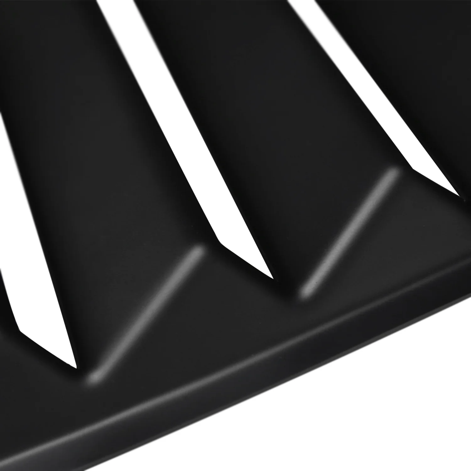 2008-2020 Dodge Challenger Matte Black Side Window Louvers Vent - Image 2