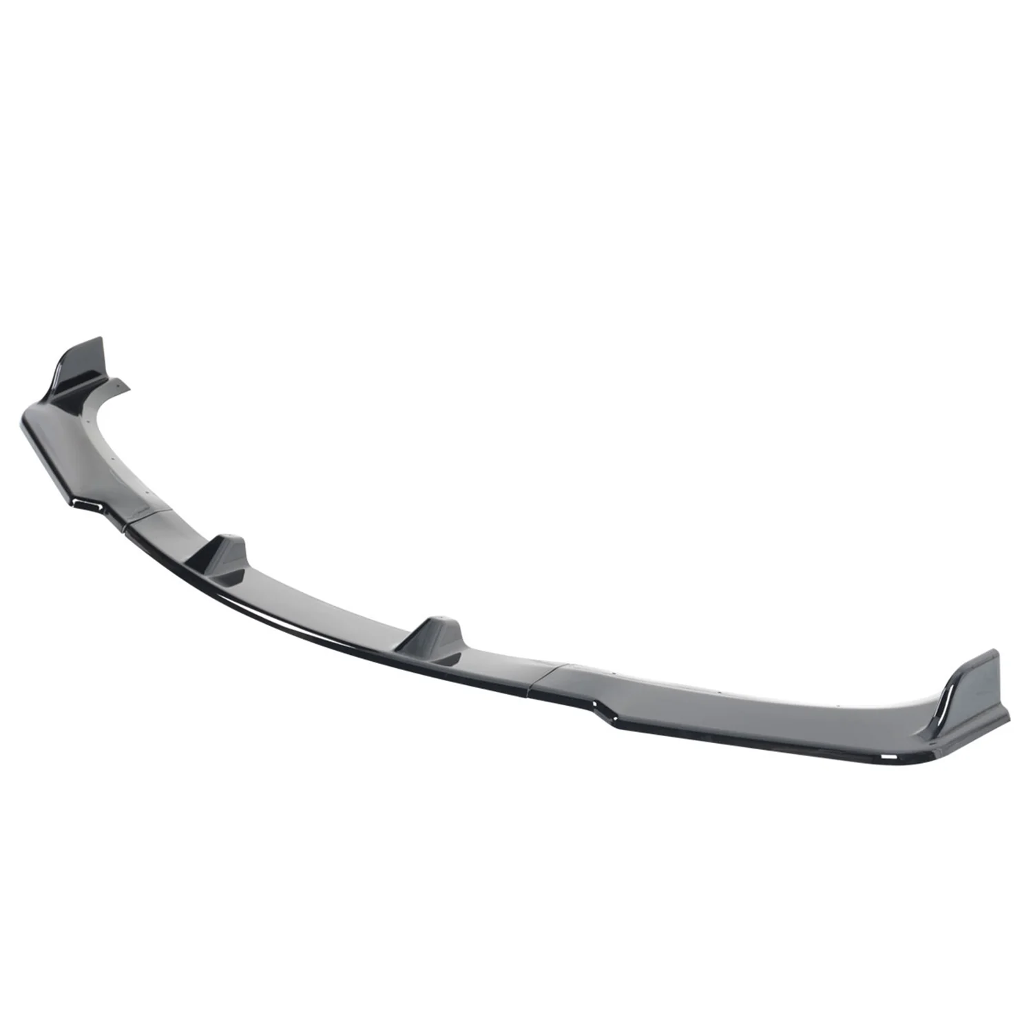 2009-2011 BMW 3 Series E90 Glossy Black 3Pcs Front Bumper Lip Spoiler Kit - Image 8