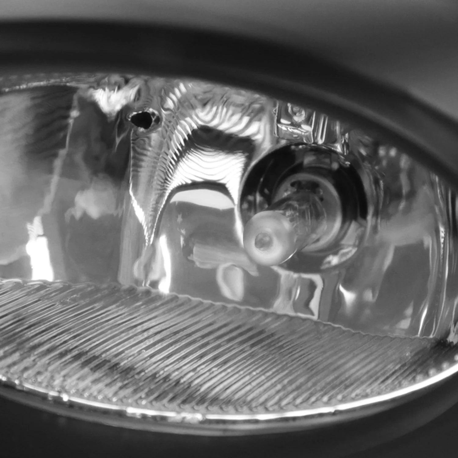 2009-2011 Honda Civic Coupe H11 Fog Lights Kit Chrome Housing/Clear Lens - Image 2