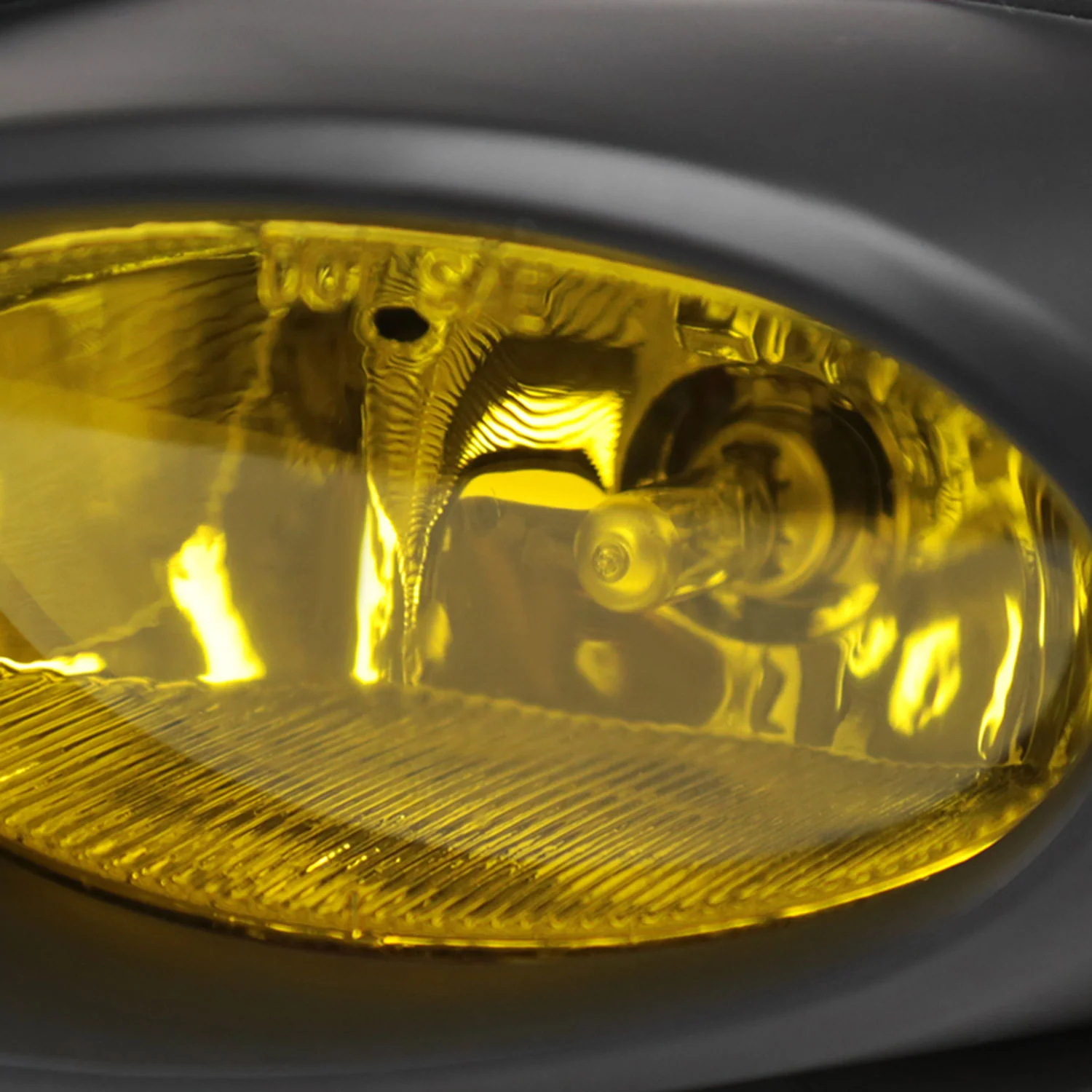 2009-2011 Honda Civic Coupe H11 Fog Lights Kit Chrome Housing/Yellow Lens - Image 2