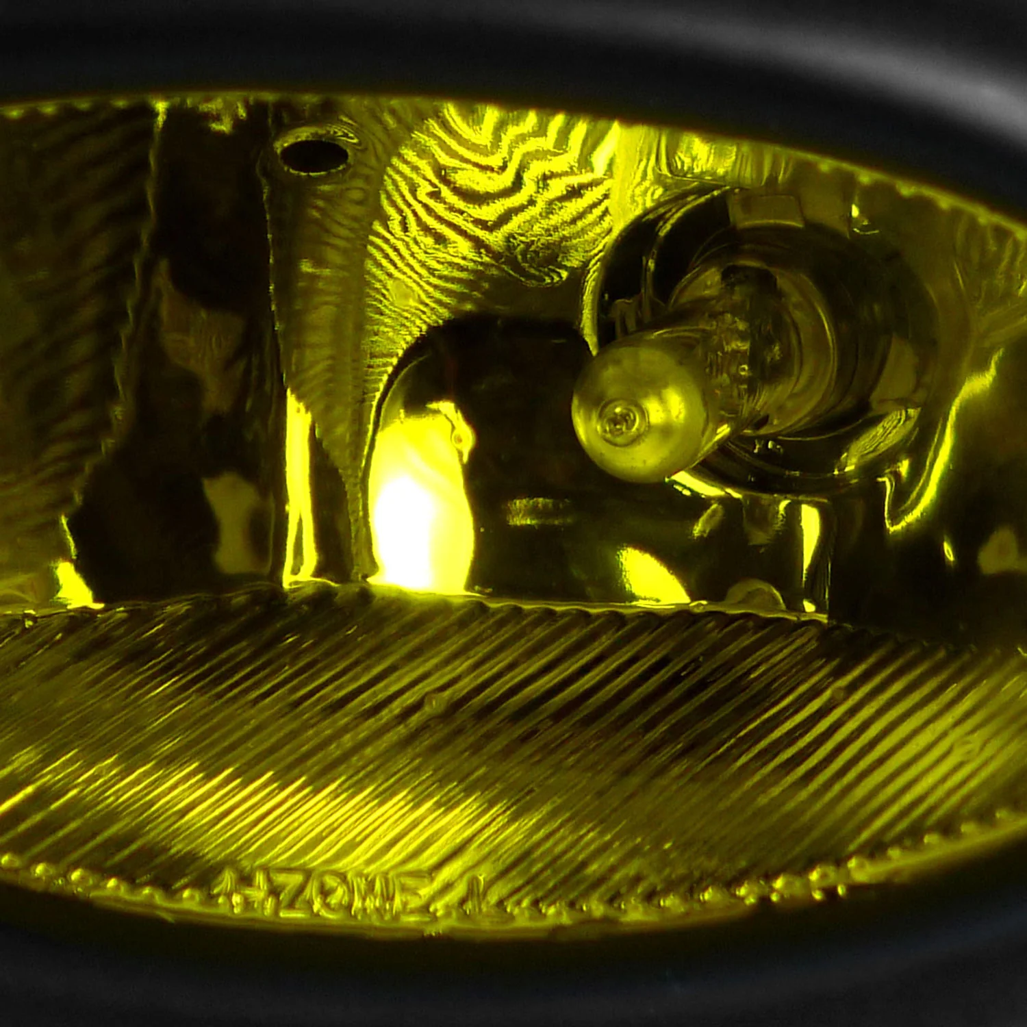 2009-2011 Honda Civic Sedan H11 Fog Lights Kit Chrome Housing/Yellow Lens - Image 3