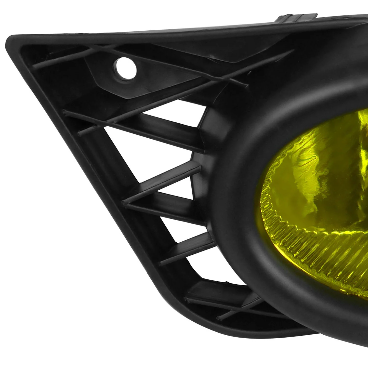2009-2011 Honda Civic Sedan H11 Fog Lights Kit Chrome Housing/Yellow Lens - Image 4