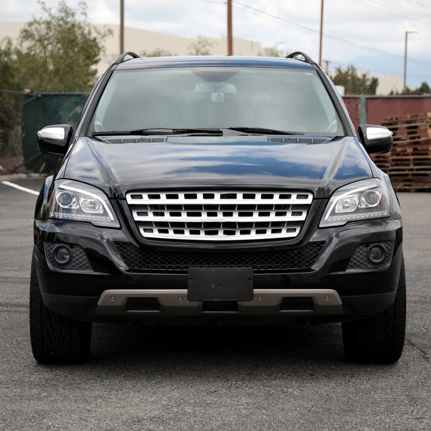 2009-2011 Mercedes W164 ML-Class LED Sequetial Signal Headlights Matte Black - Image 10