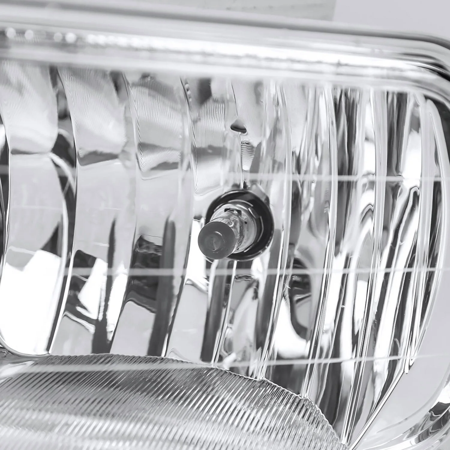 2009-2012 Dodge RAM 1500/ 2010-2018 RAM 2500/3500 H10 Fog Lights Chrome/Clear - Image 2