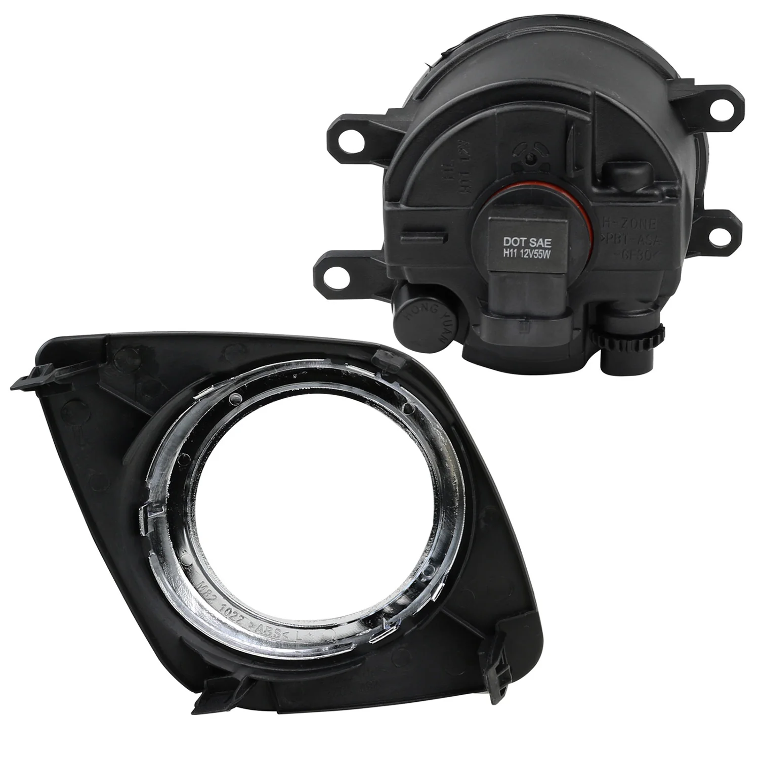 2009-2012 Toyota RAV4 H11 Fog Lights Kit Chrome Housing/Clear Lens - Image 9