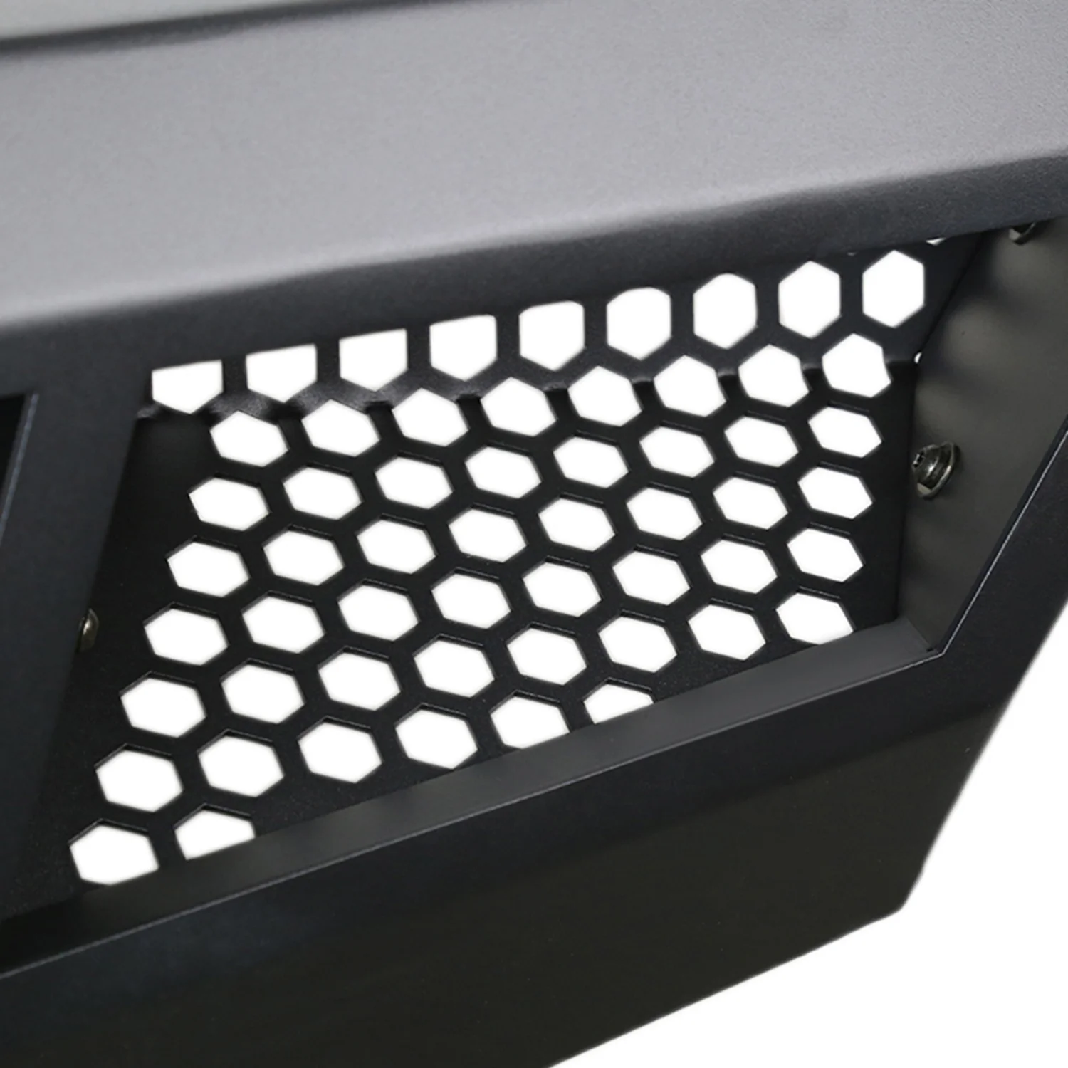 2009-2014 Ford F-150 Black Heavy Duty Steel Front Bumper & LED Light Ports - Image 3