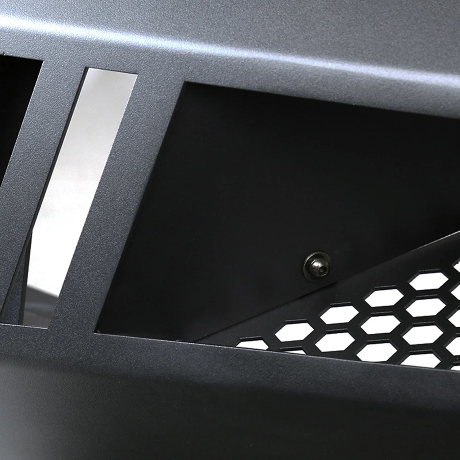 2009-2014 Ford F-150 Black Heavy Duty Steel Front Bumper & LED Light Ports - Image 4