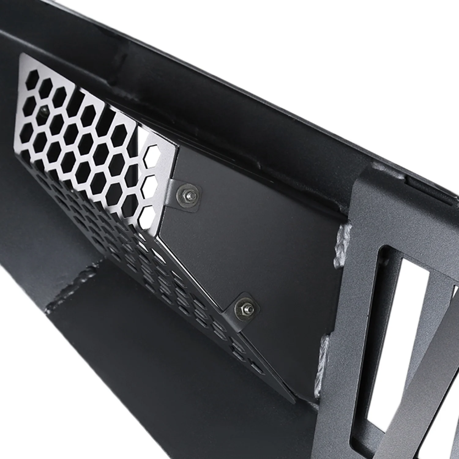2009-2014 Ford F-150 Black Heavy Duty Steel Front Bumper & LED Light Ports - Image 8