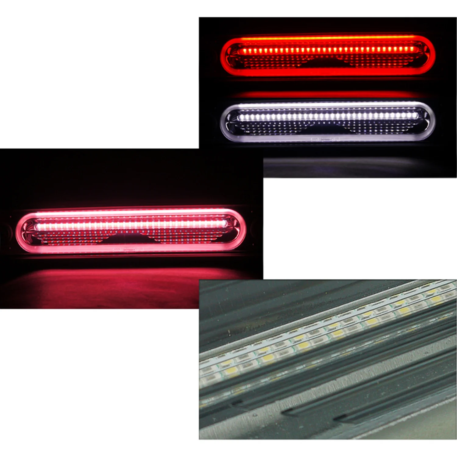 2009-2014 Ford F-150 LED SMD 3rd Brake Light Chrome Housing/Smoke Lens - Image 2