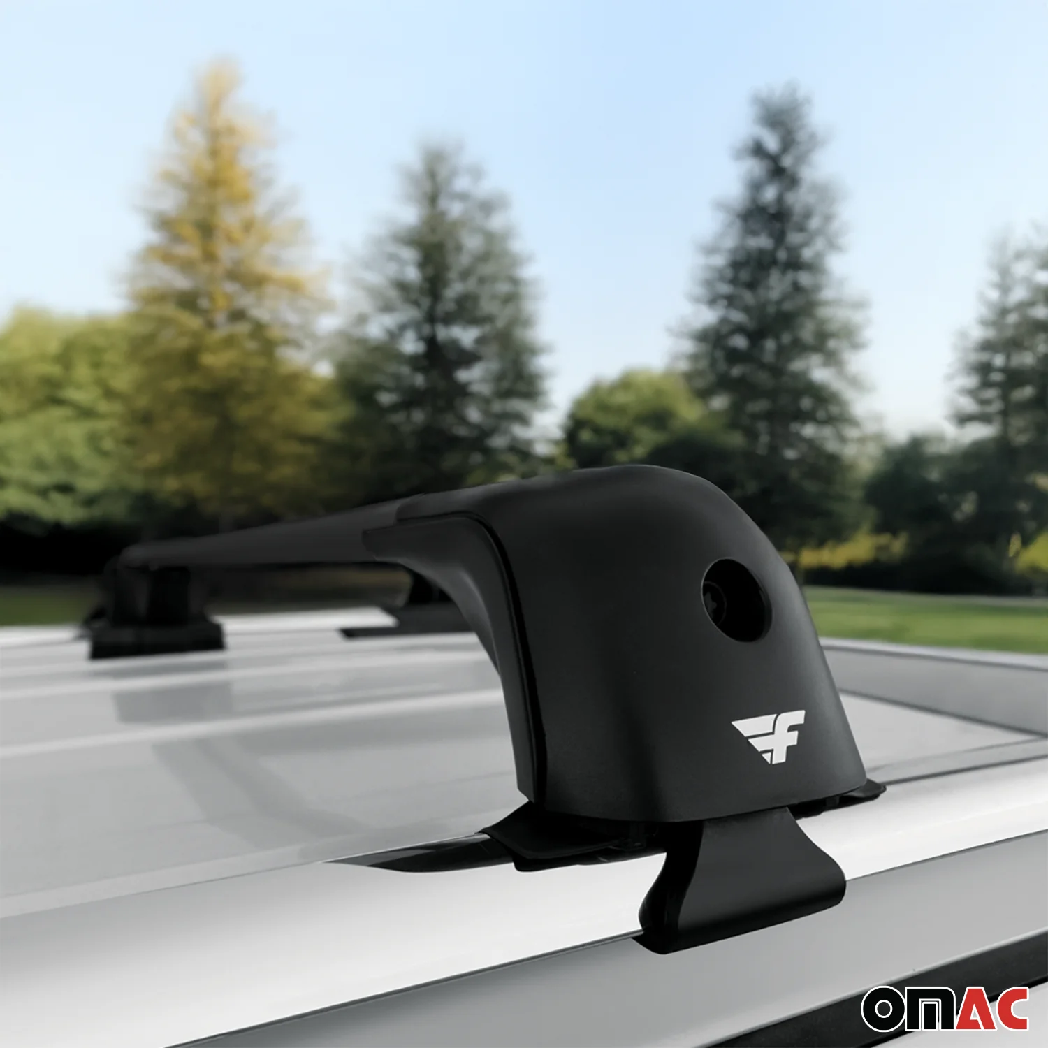 2009-2014 Nissan Murano Roof Racks Cross Bars Black - Image 3