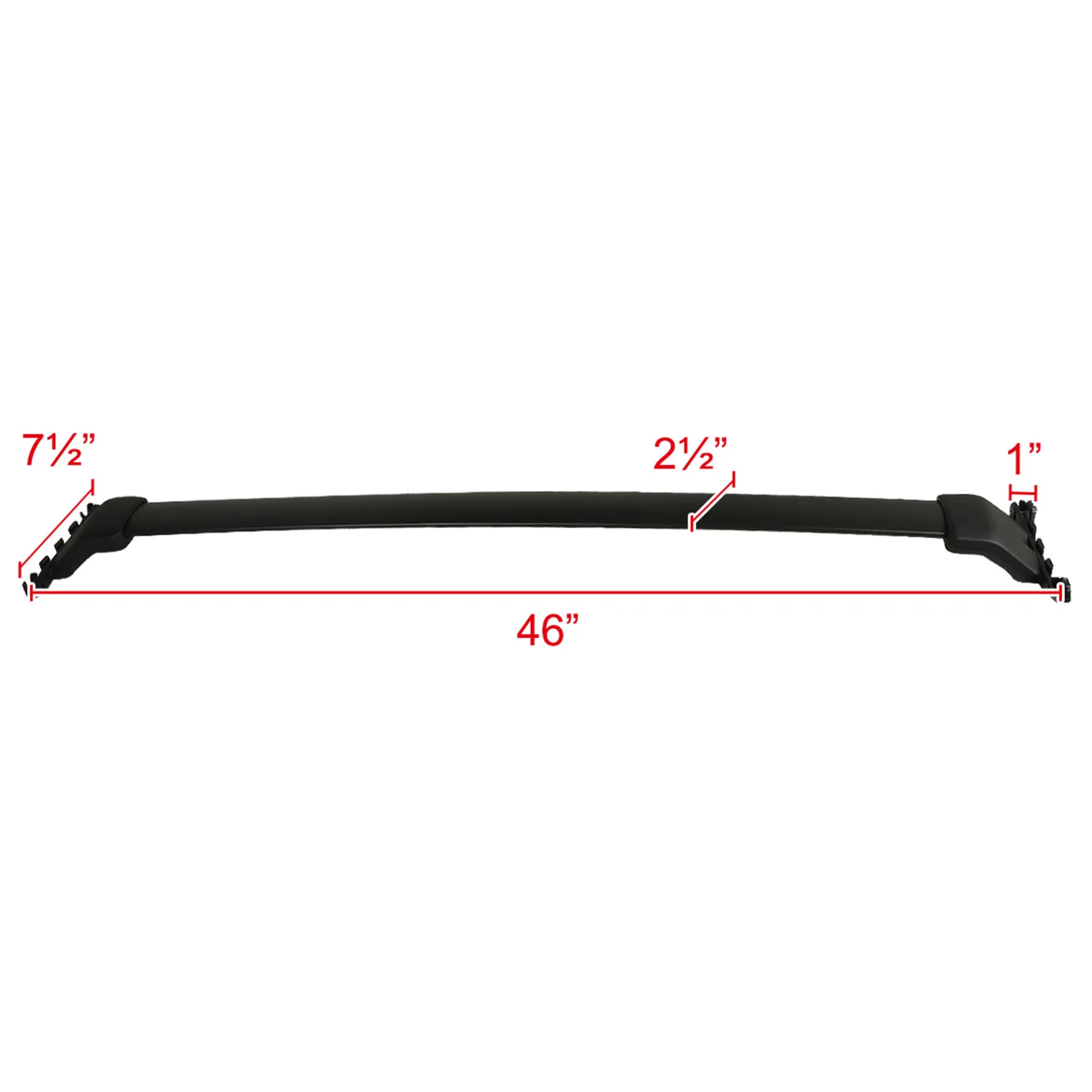 2009-2015 Honda Pilot Aluminum Roof Rack Cross Bars Black - Image 2