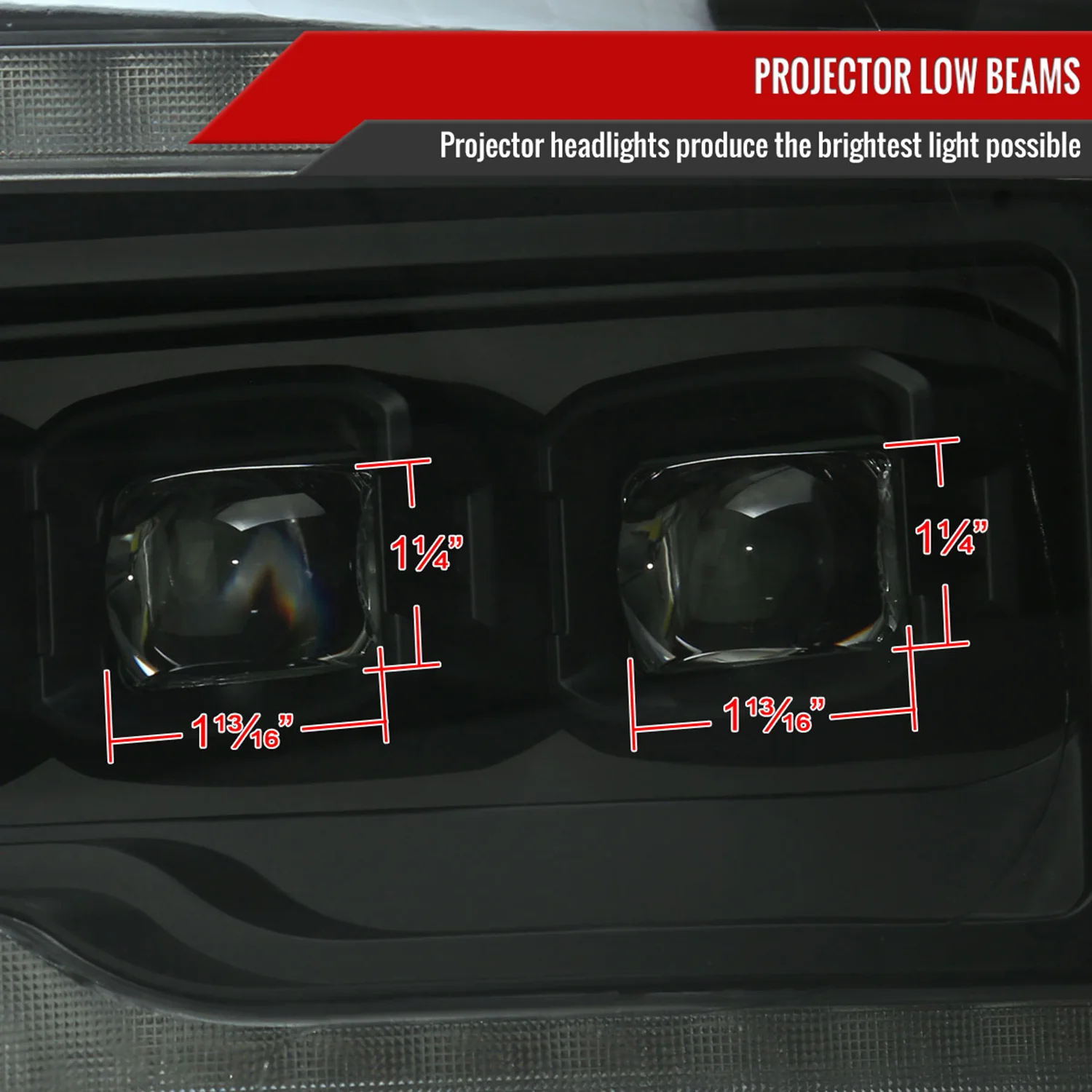 2009-2018 Dodge RAM 1500 / Classic /2500 3500 Full LED Headlights Smoked Black - Image 4