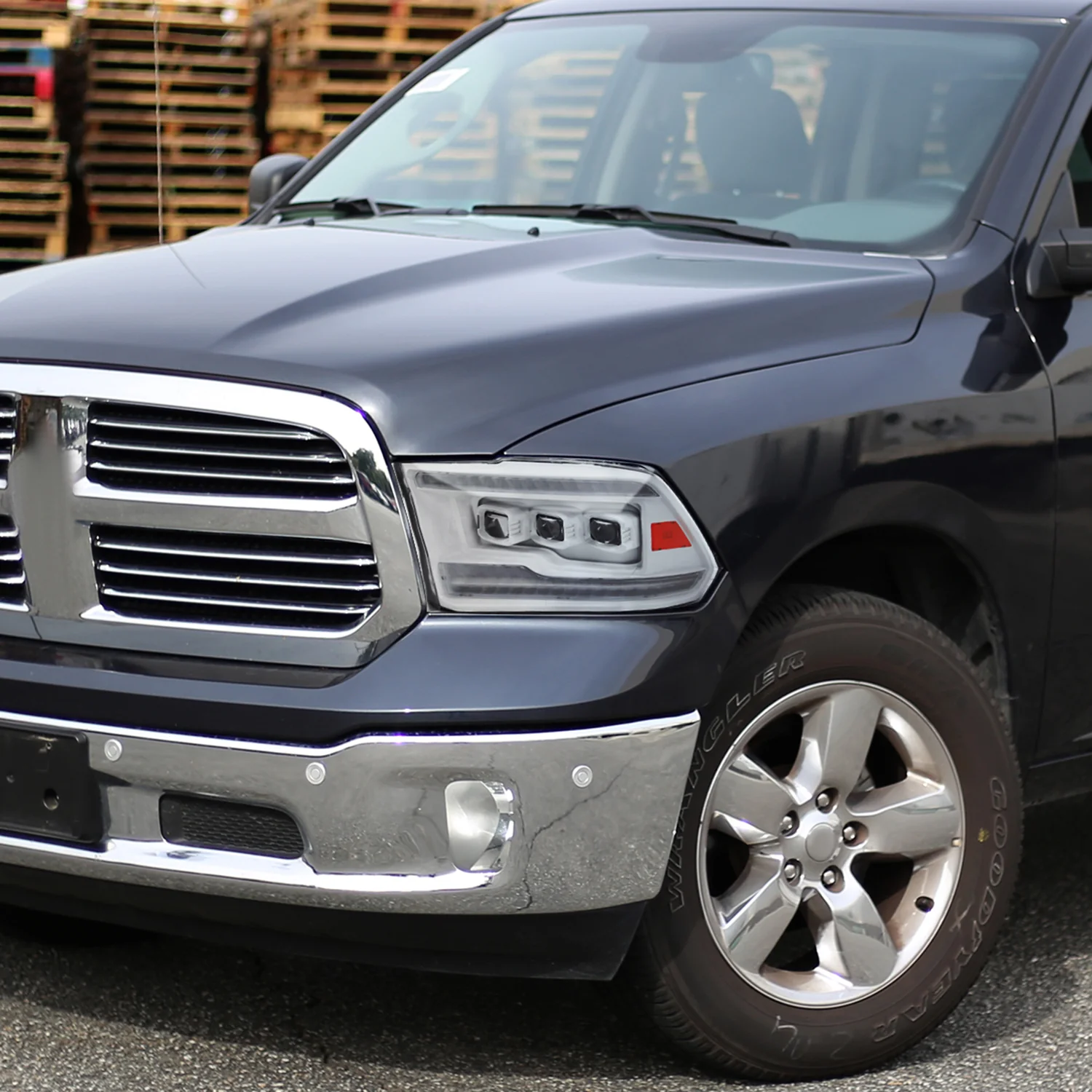 2009-2018 Dodge RAM 1500 RAM 2500 3500 Full LED Headlights White Housing - Image 7