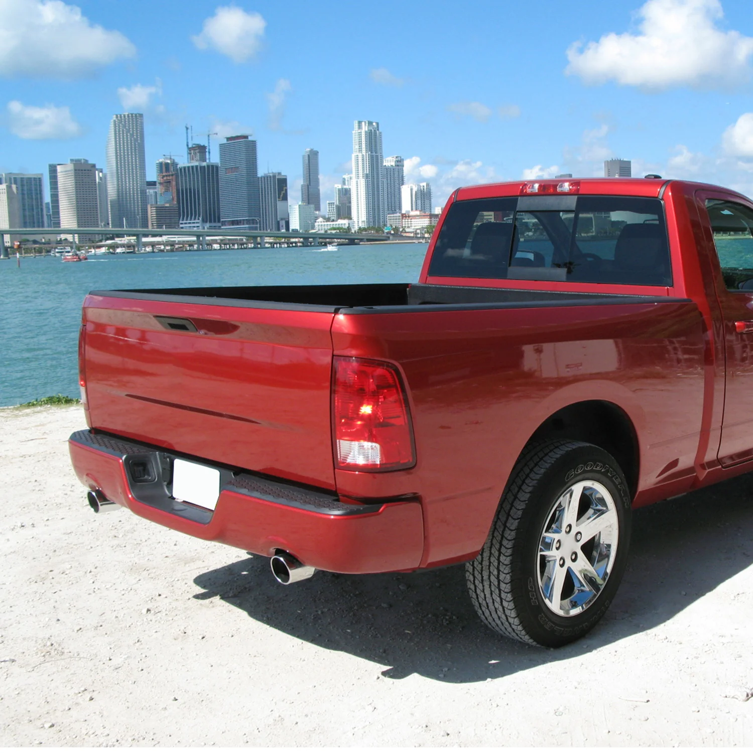 2009-2019 Dodge Ram 1500 2500 3500 ABS Black Tailgate Cap Moulding Cover - Image 10