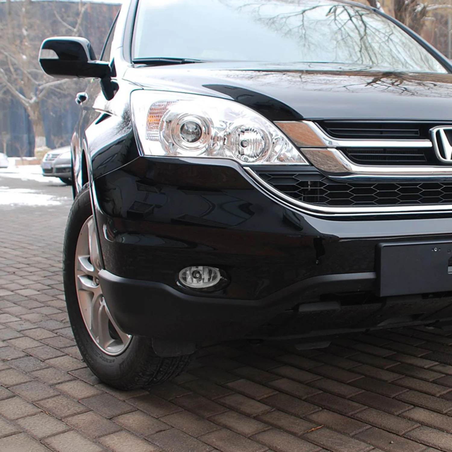 2010-2011 Honda CR-V H11 Fog Lights Kit w/Switch & Wiring Harness Chrome/Clear - Image 10