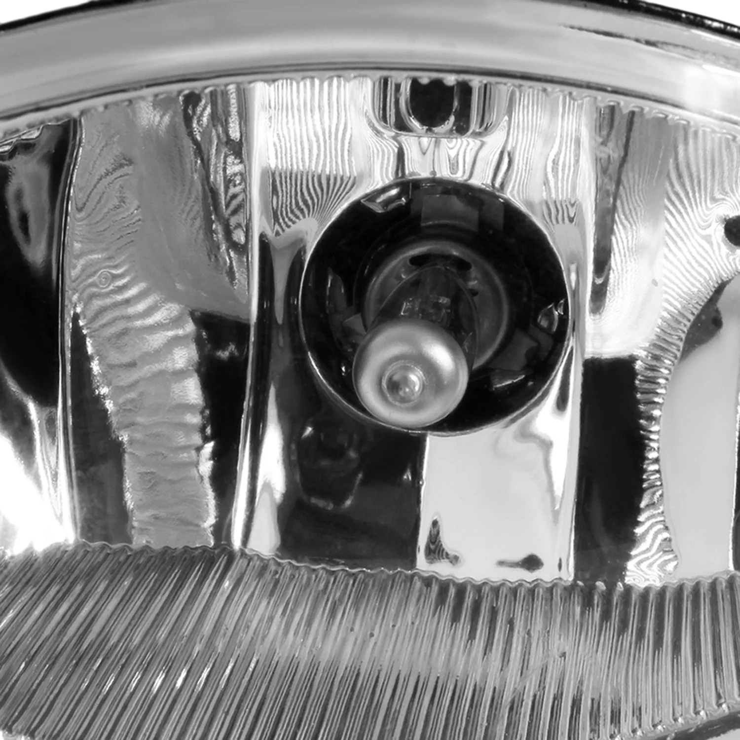 2010-2011 Honda CR-V H11 Fog Lights Kit w/Switch & Wiring Harness Chrome/Clear - Image 2