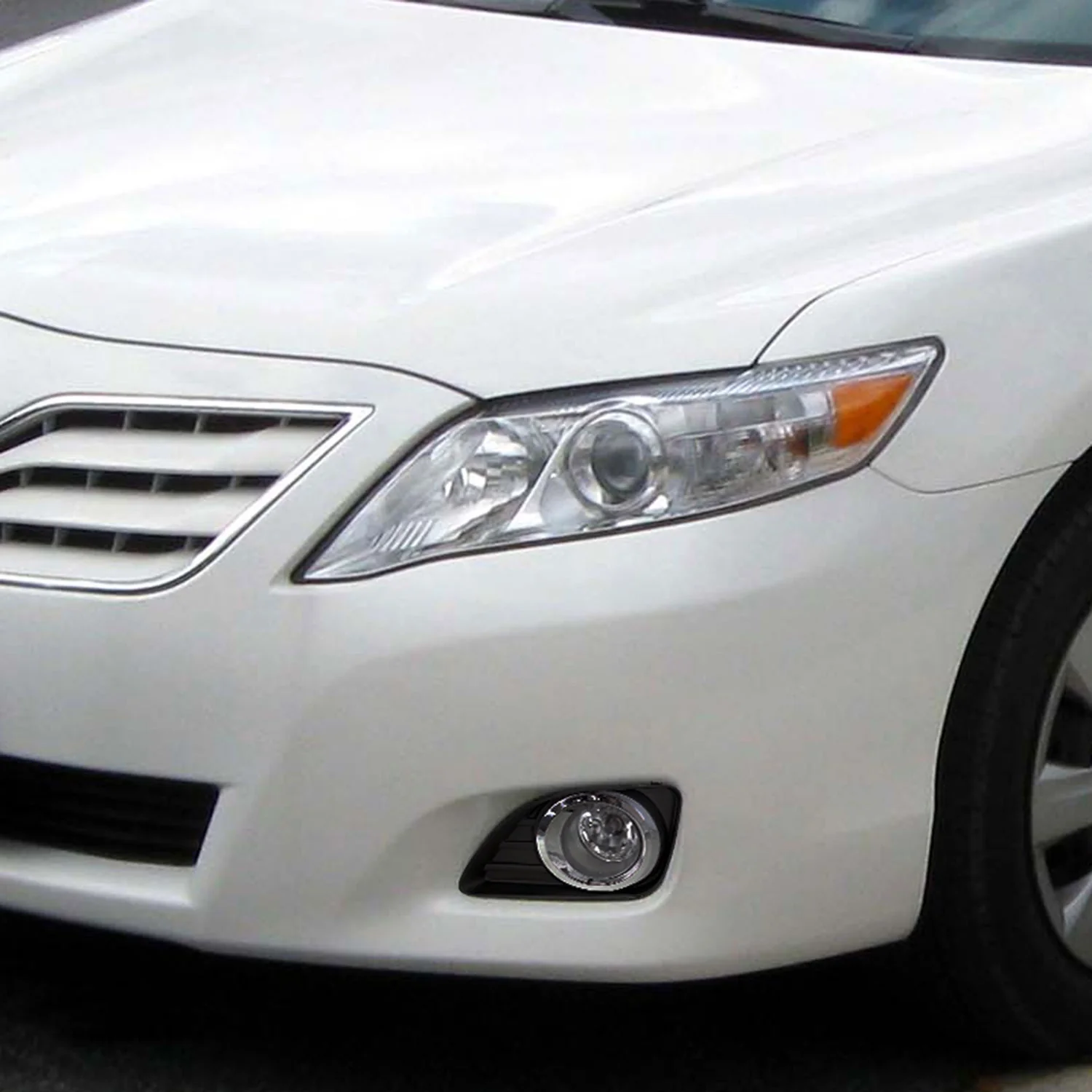 2010-2011 Toyota Camry LE/XLE/Base H11 Fog Lights Kit Chrome/Clear Lens - Image 10