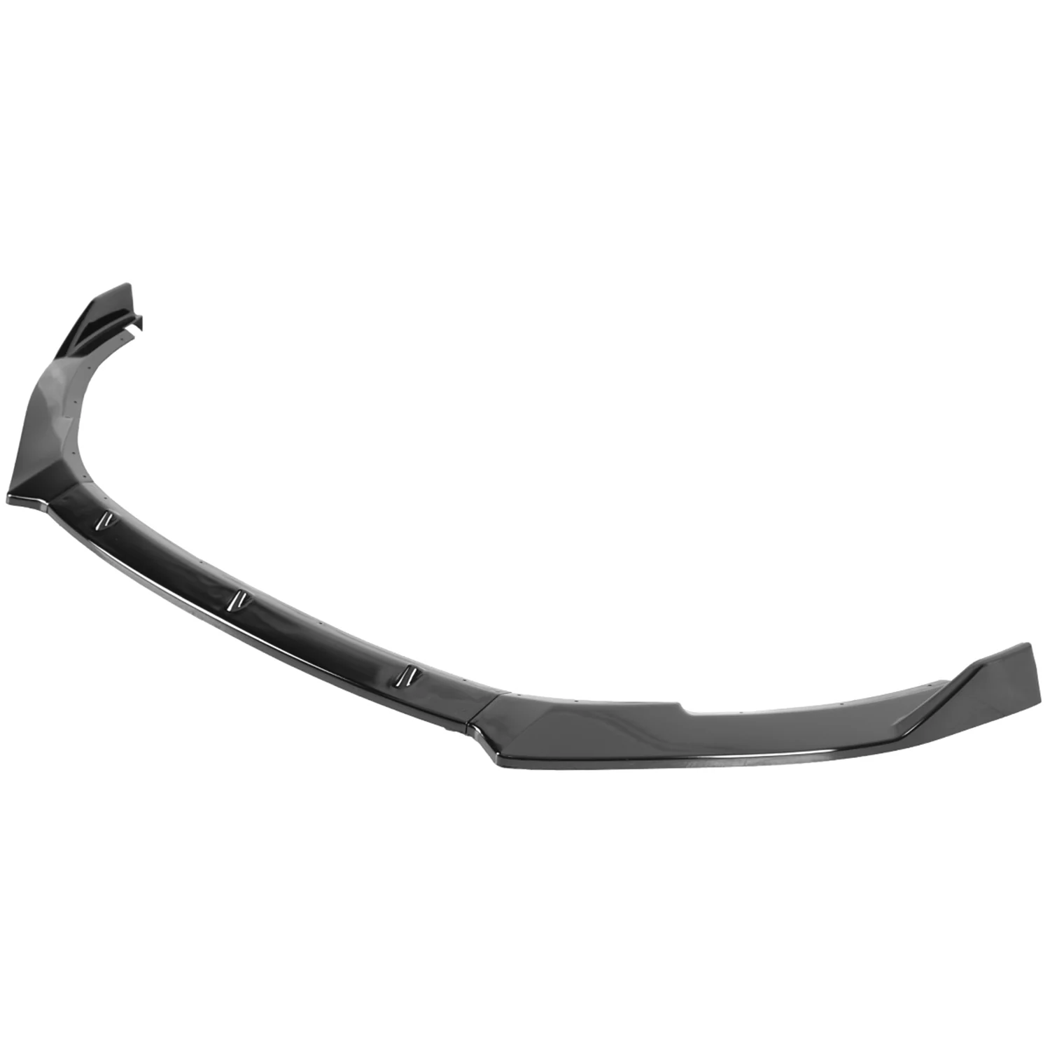 2010-2013 VW Golf/GTI Glossy Black 3Pcs Front Bumper Lip Splitter Kit - Image 8