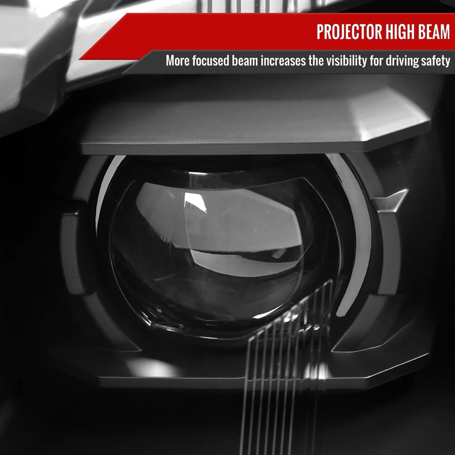 2010-2016 Cadillac SRX Full Sequential LED DRL Projector Headlights Matt Black - Image 5