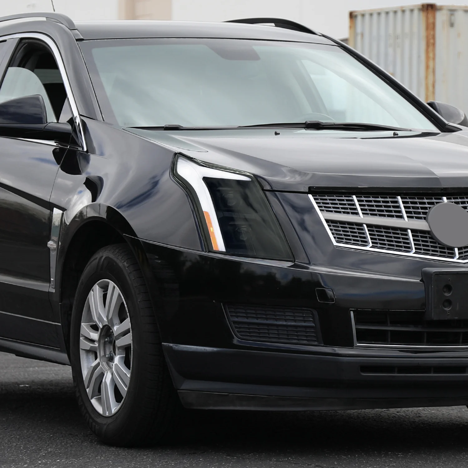 2010-2016 Cadillac SRX LED Projector Headlights Turn Signal Bar Black - Image 9