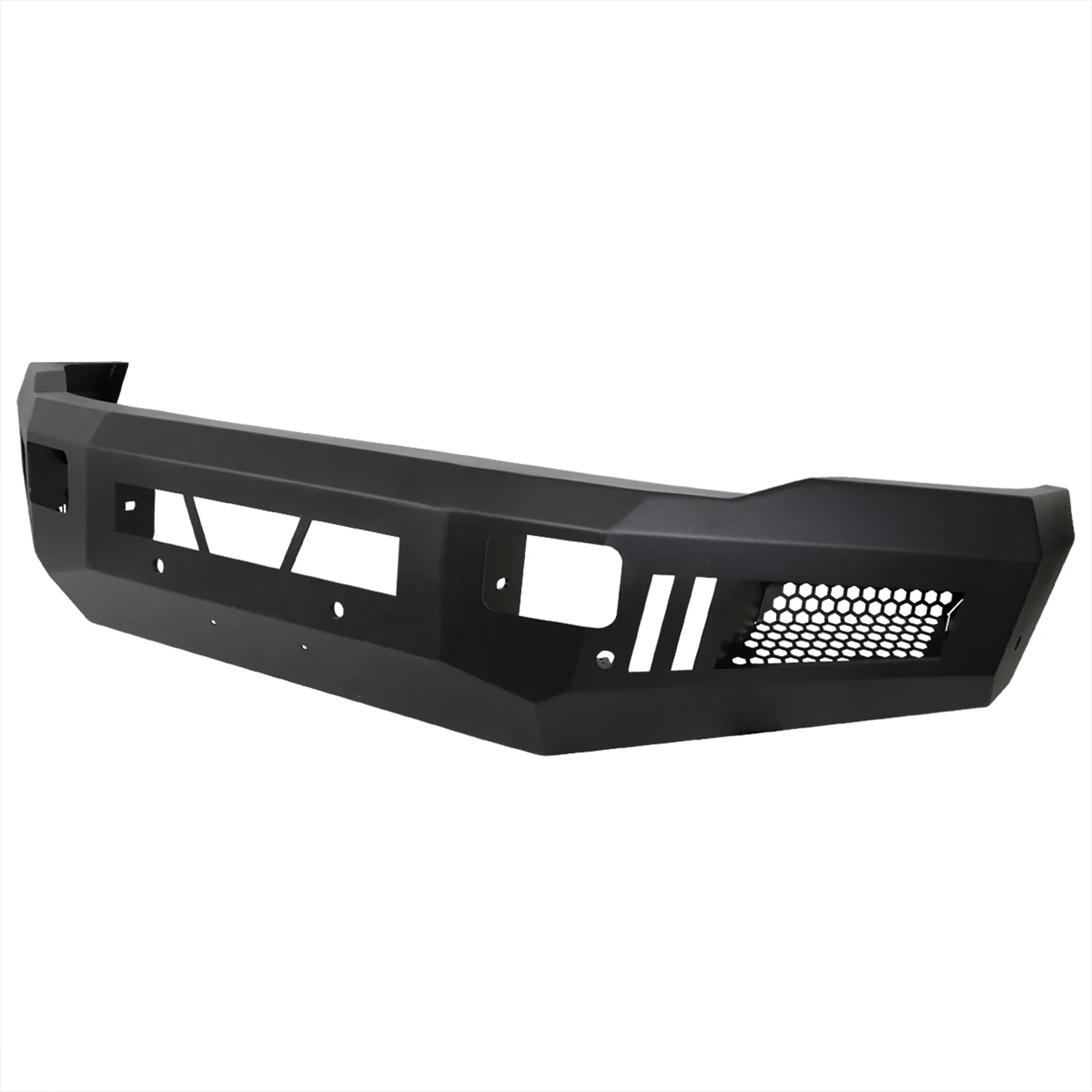 2010-2018 Dodge RAM 2500/3500 Heavy Duty Steel Front Bumper LED Light Ports