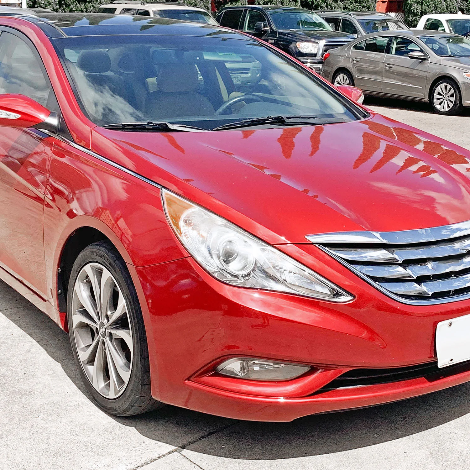 2011-2013 Hyundai Sonata 12V/27W 881 Fog Lights Kit Chrome/Clear Lens - Image 9