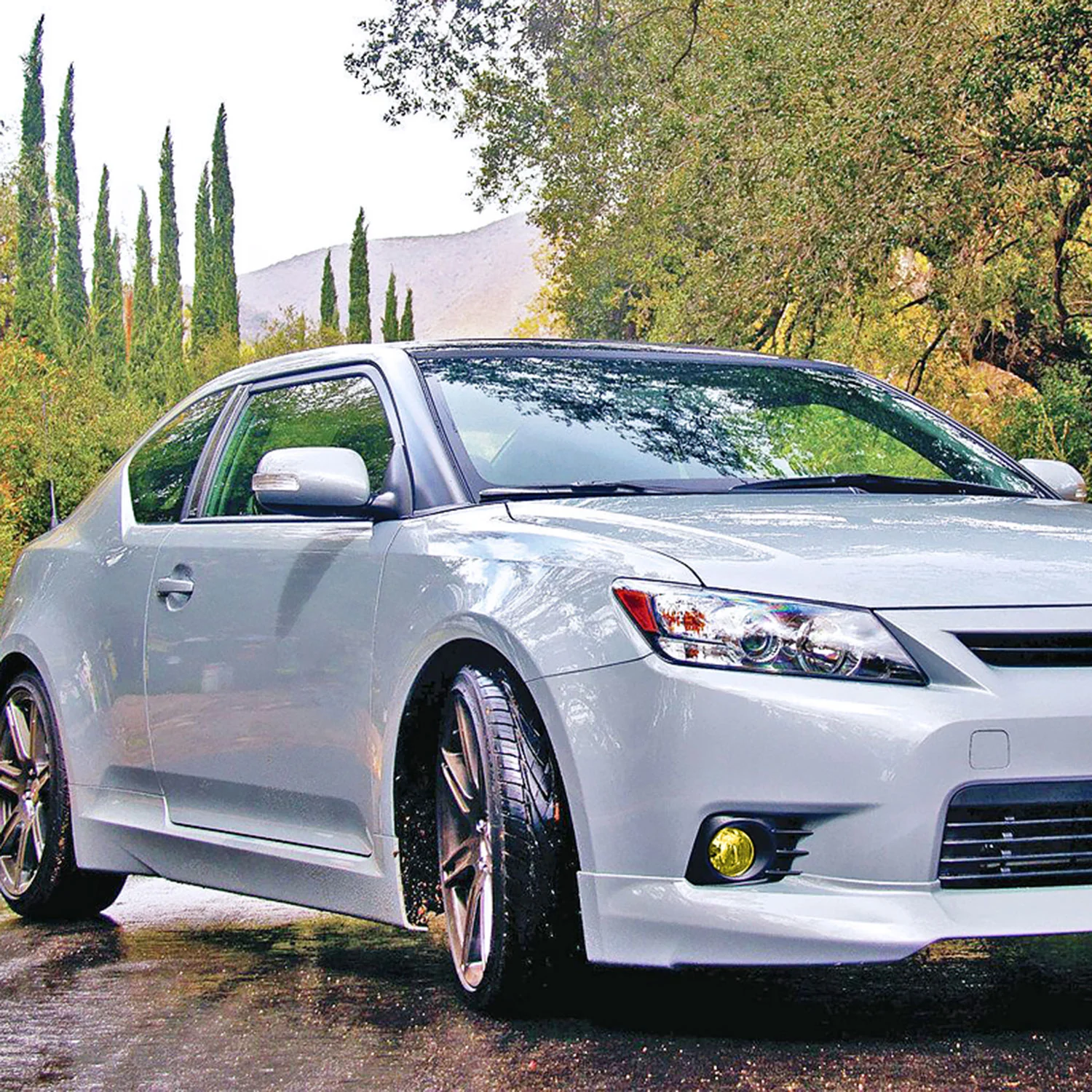 2011-2013 Scion tC H11 Fog Lights Kit Chrome Housing/Yellow Lens - Image 10