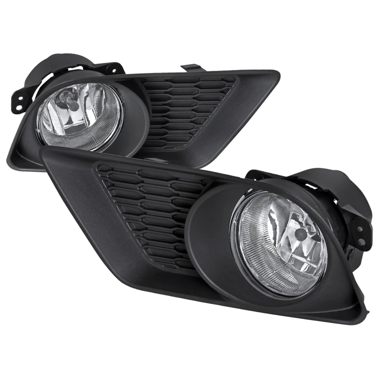 2011-2014 Dodge Charger 12V/35W Fog Lights Kit Chrome Housing/Clear Lens