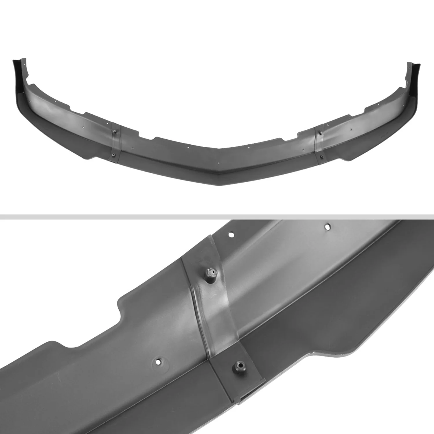 2011-2014 Dodge Charger Matte Black 3Pcs Front Bumper Lip Splitter Kit - Image 6
