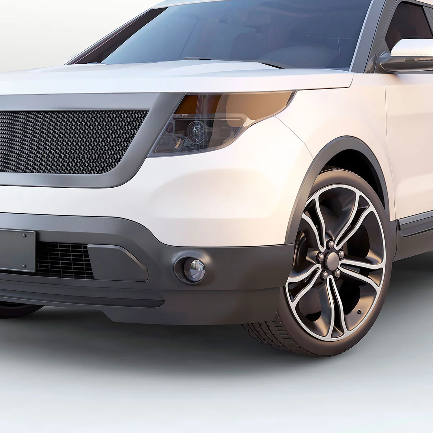 2011-2015 Ford Explorer H11 Fog Lights Kit Switch & Wiring Harness Chrome - Image 10