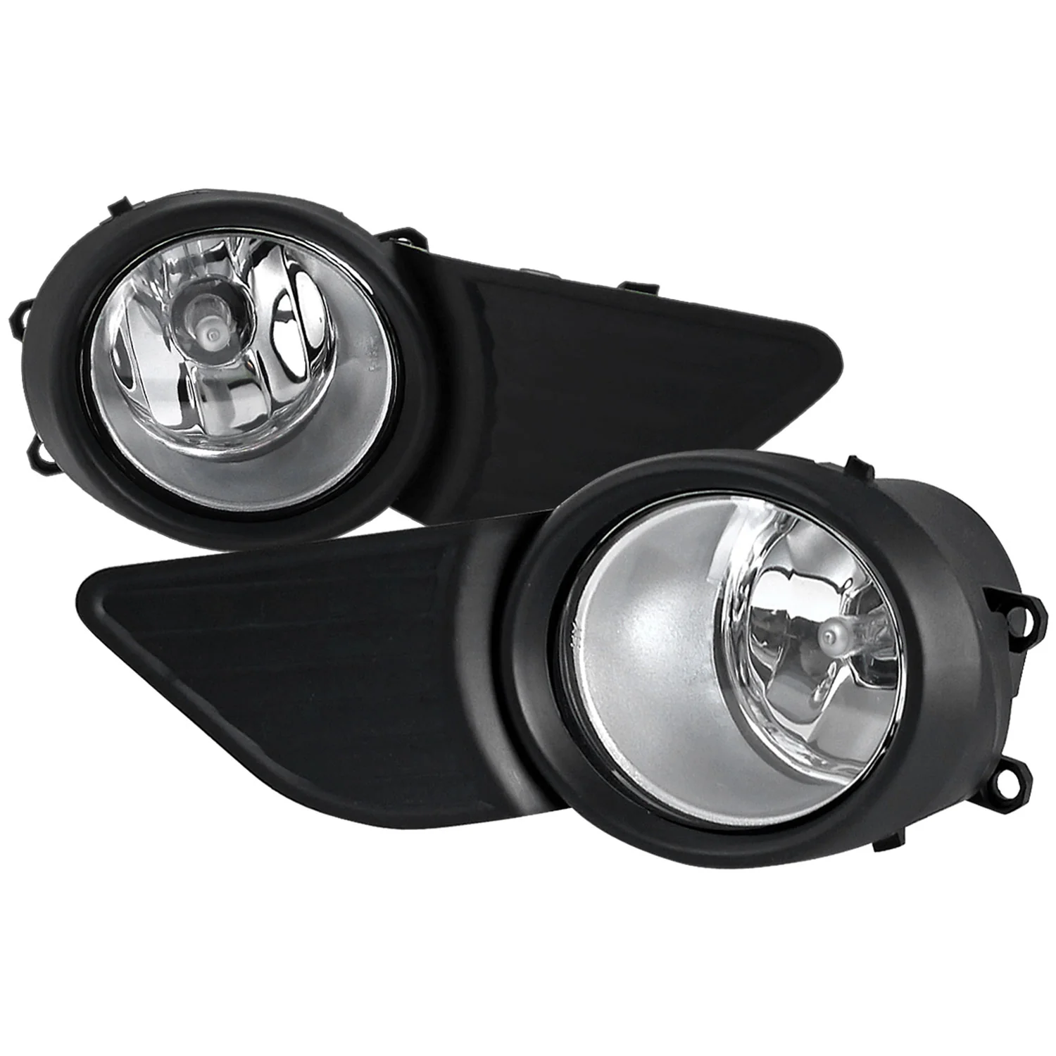 2011-2017 Toyota Sienna H11 Fog Lights Kit Chrome Housing/Clear Lens