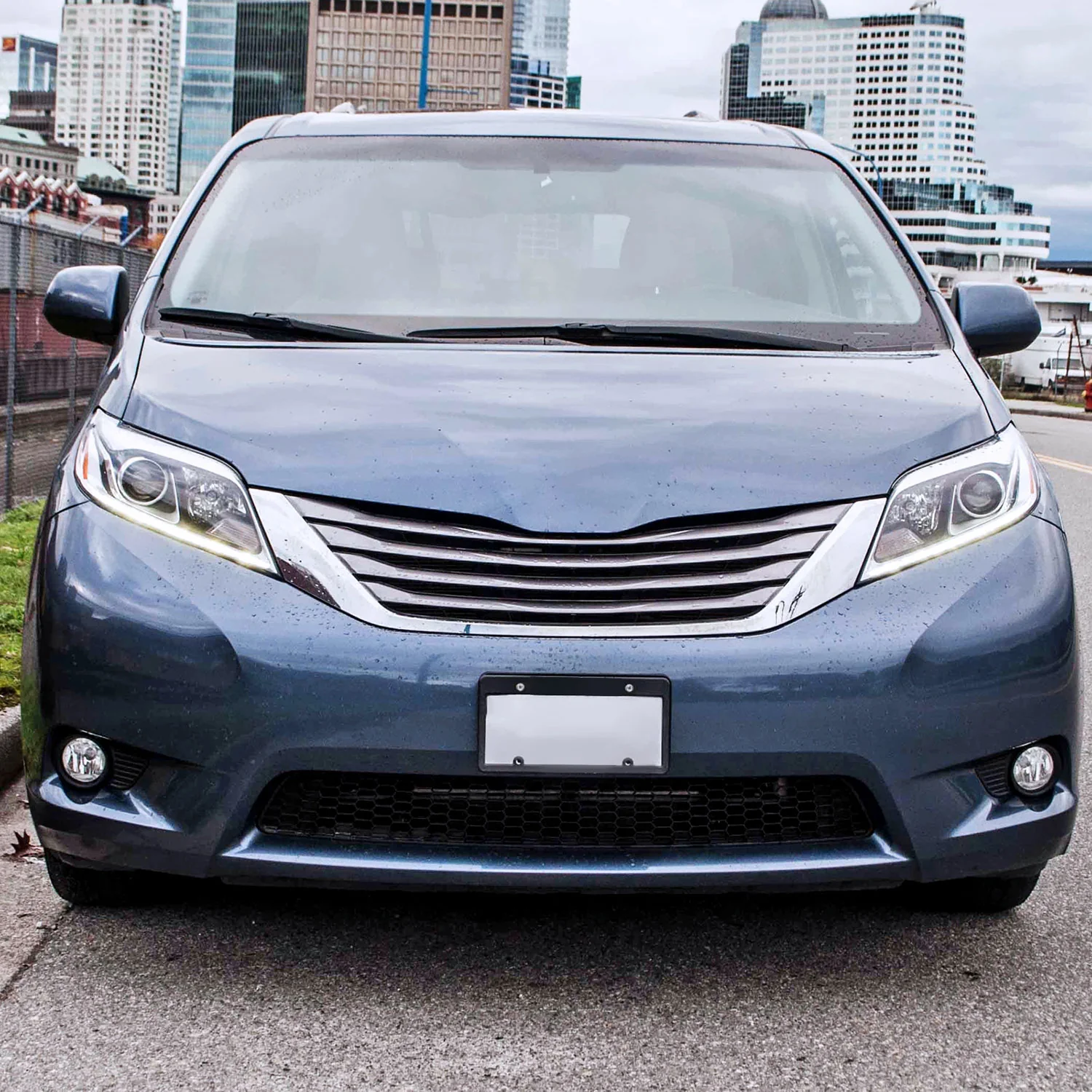 2011-2017 Toyota Sienna H11 Fog Lights Kit Chrome Housing/Clear Lens - Image 9
