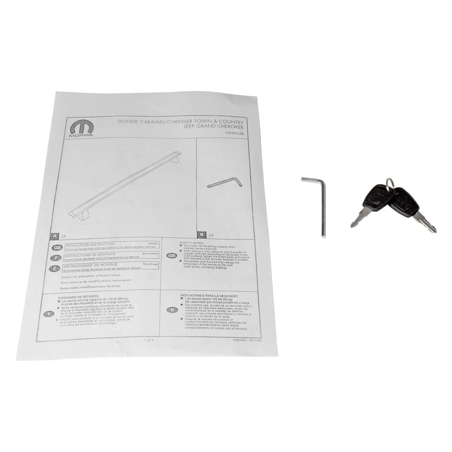 2011-2018 Jeep Grand Cherokee Aluminum Roof Rack Cross Bars Black - Image 8