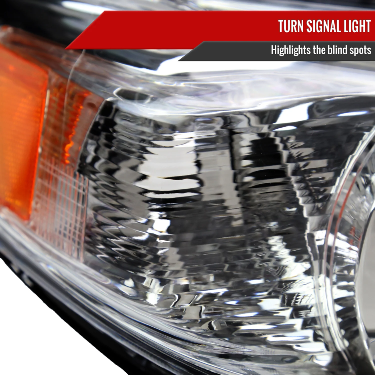 2011-2020 Toyota Sienna Passenger/Right Side Projector Headlights Chrome/Clear - Image 5