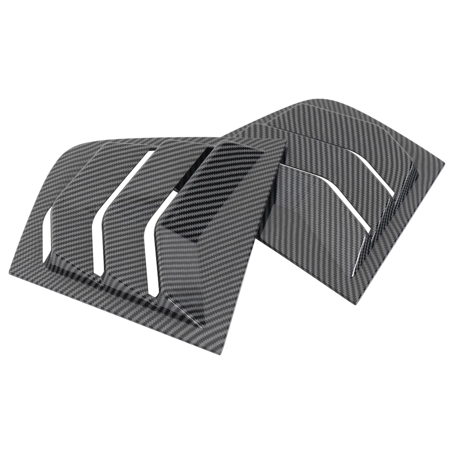 2011-2021 Dodge Charger Carbon Fiber Side Window Louvers Vent - Image 7