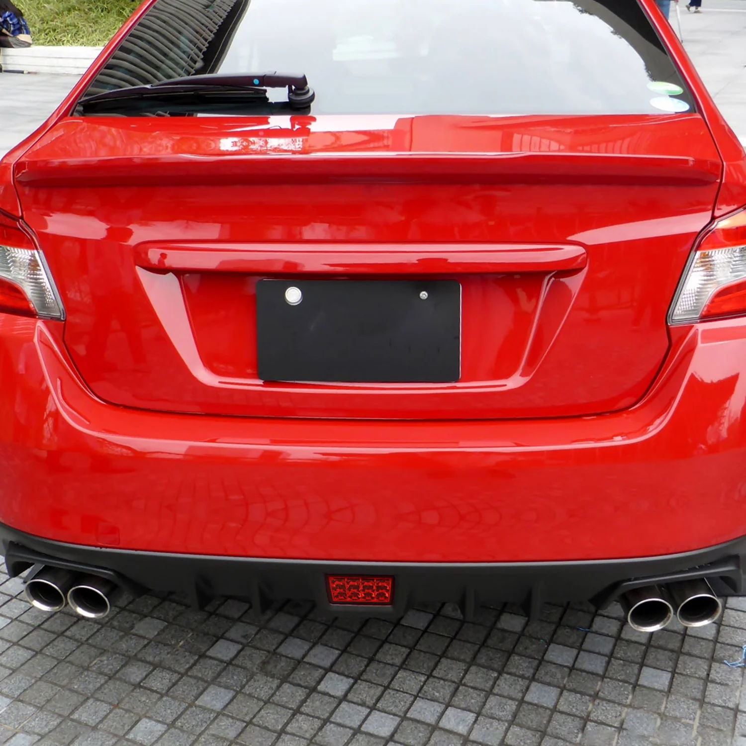 2011-2021 Subaru Impreza WRX STI F1 Style LED 3rd Brake Light Chrome/Red Lens - Image 10