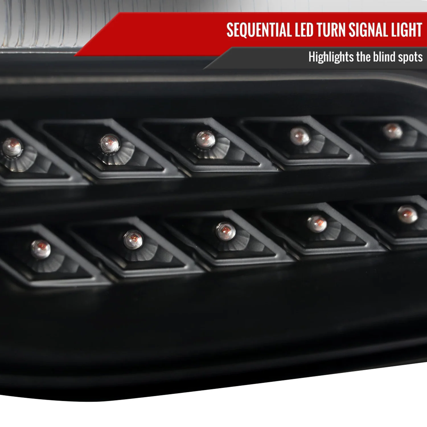 2012-2014 Ford Focus Projector Headlights LED Light & Turn Signal Lights Black - Image 6