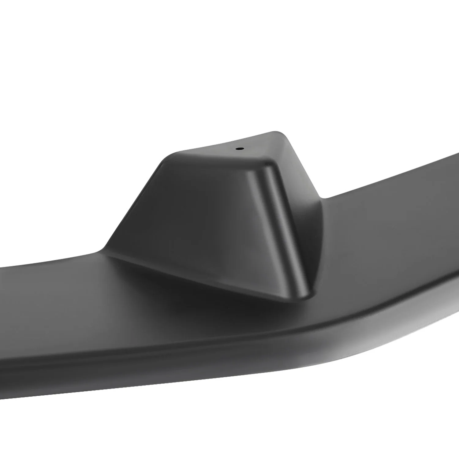 2012-2014 Mercedes Benz W204 C Class Matt Black Front Bumper Lip Splitter Kit - Image 3