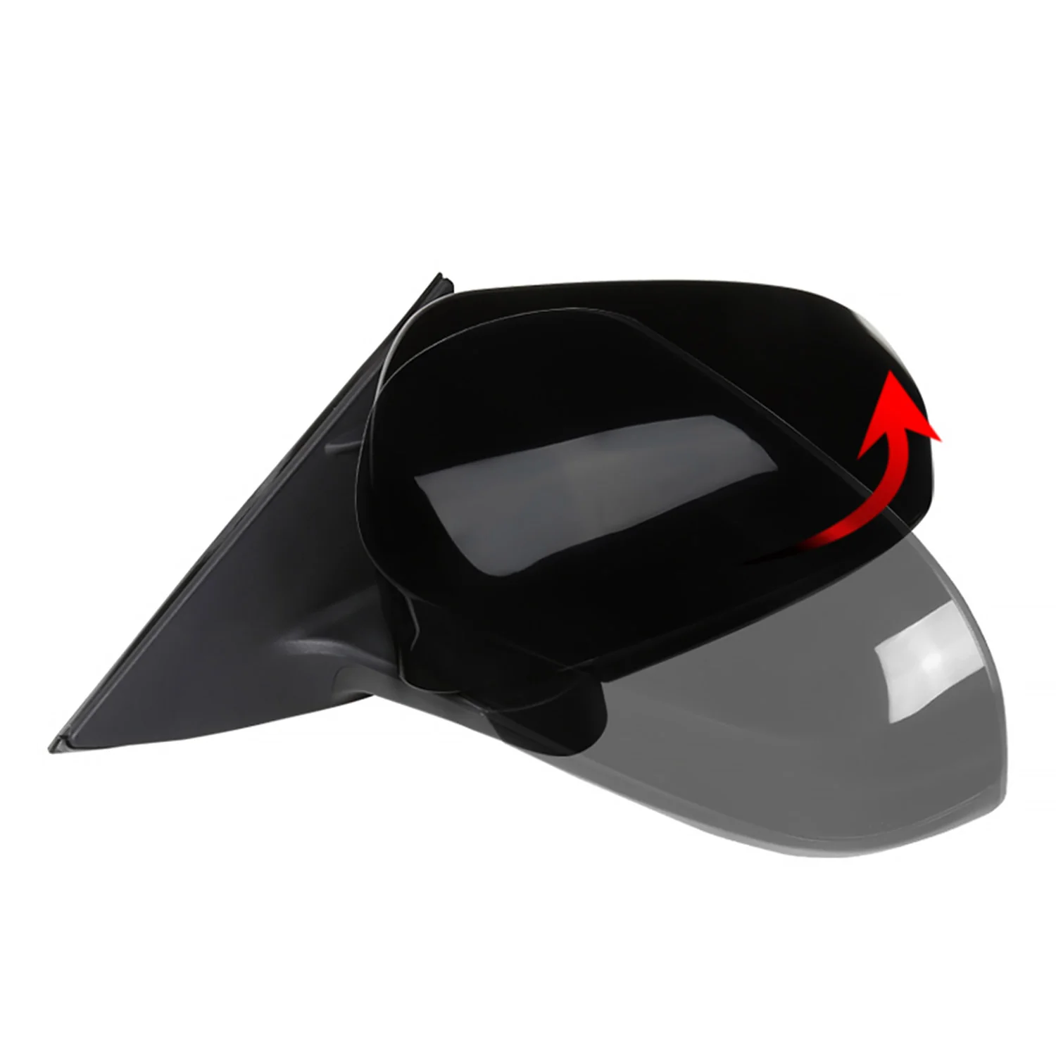 2012-2014 Toyota Camry Glossy Black 3-Pin Adjustable Side Mirror - Driver Side - Image 7