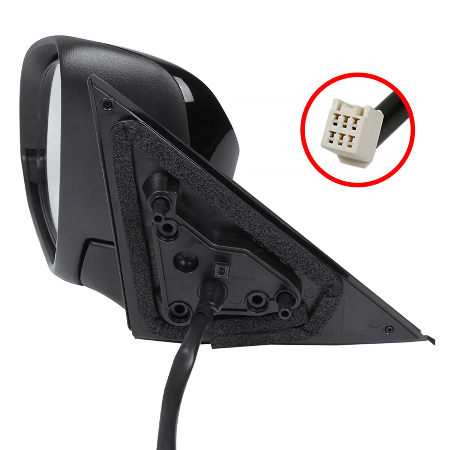 2012-2014 Toyota Camry Glossy Black 3-Pin Adjustable Side Mirror - Driver Side - Image 9