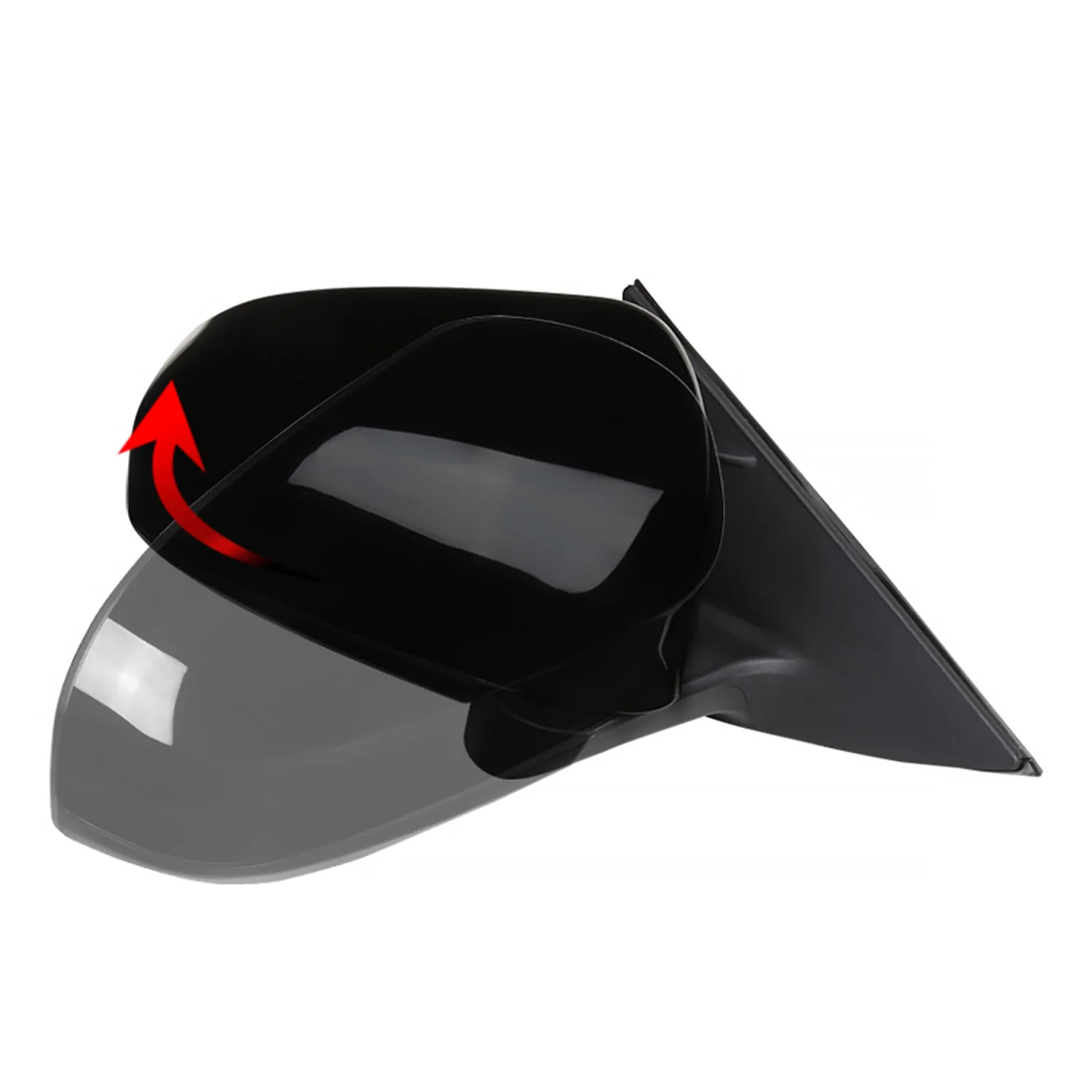 2012-2014 Toyota Camry Glossy Black 3Pin Adjustable Side Mirror Passenger Side - Image 7